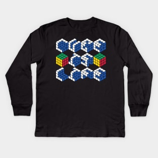 Cube is Life Kids Long Sleeve T-Shirt